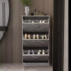 Meuble à Chaussures d'Entrée Famapy à 3 Niveaux avec Tiroirs Rabattables
