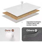 Crestlive Products Commode haute pour chambre à coucher, tour de rangement en tissu à 7 tiroirs pour chambre à coucher.