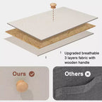 Crestlive Products Commode haute pour chambre à coucher, tour de rangement en tissu à 7 tiroirs pour chambre à coucher.