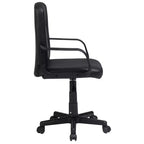 VECELO Chaise de bureau à domicile avec accoudoirs, hauteur réglable à mi-dossier