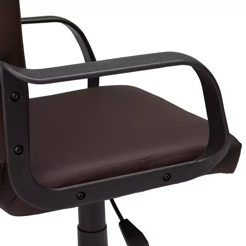 VECELO Chaise de bureau à domicile avec accoudoirs, hauteur réglable à mi-dossier
