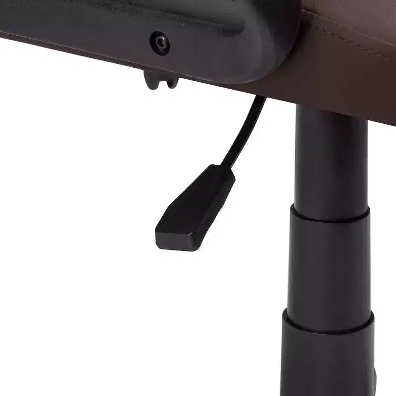 VECELO Chaise de bureau à domicile avec accoudoirs, hauteur réglable à mi-dossier