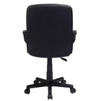 VECELO Chaise de bureau à domicile avec accoudoirs, hauteur réglable à mi-dossier