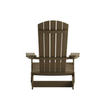 Chaise Adirondack pliante en polyrésine pour l'intérieur/l'extérieur (lot de 4)