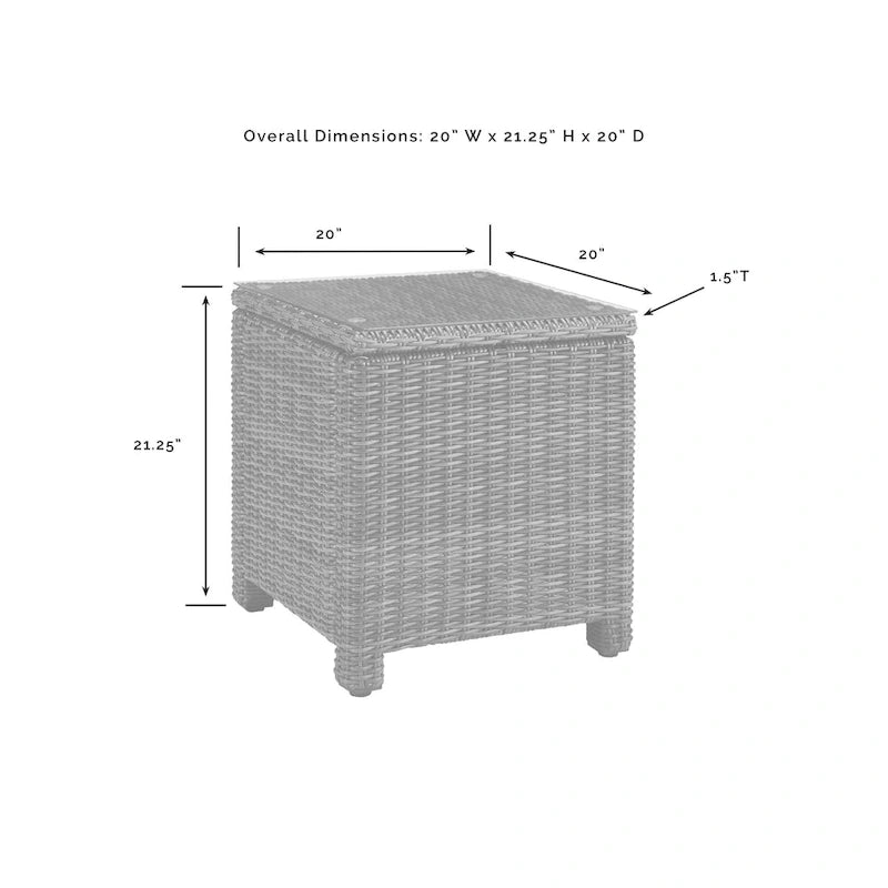Ensemble de 3 fauteuils pivotants à bascule en osier d'extérieur Bradenton de Crosley
