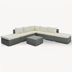 Ensembles de canapés modulaires de 8 pièces pour patio extérieur Leisure Zone