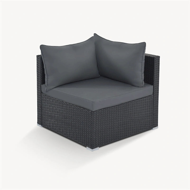 Ensembles de canapés modulaires de 8 pièces pour patio extérieur Leisure Zone