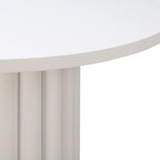 Table à manger ronde Kali 55 blanche