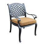 Ensemble de salle à manger rectangulaire Ventura 7 pièces en aluminium moulé avec 6 fauteuils - S/O