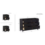 Commode Powell Pensy et 2 tables de chevet