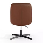 Flash Furniture Chloe Chaise de bureau fixe sans accoudoirs à dossier mi-hauteur rembourrée en tissu, avec hauteur réglable, fonction pivotante et cadre, à usage commercial