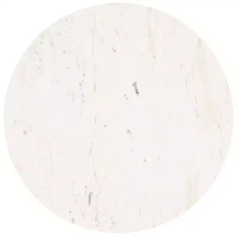 Table d'appoint Cade en marbre - ACC3713A - Marbre blanc/Noir - Safavieh