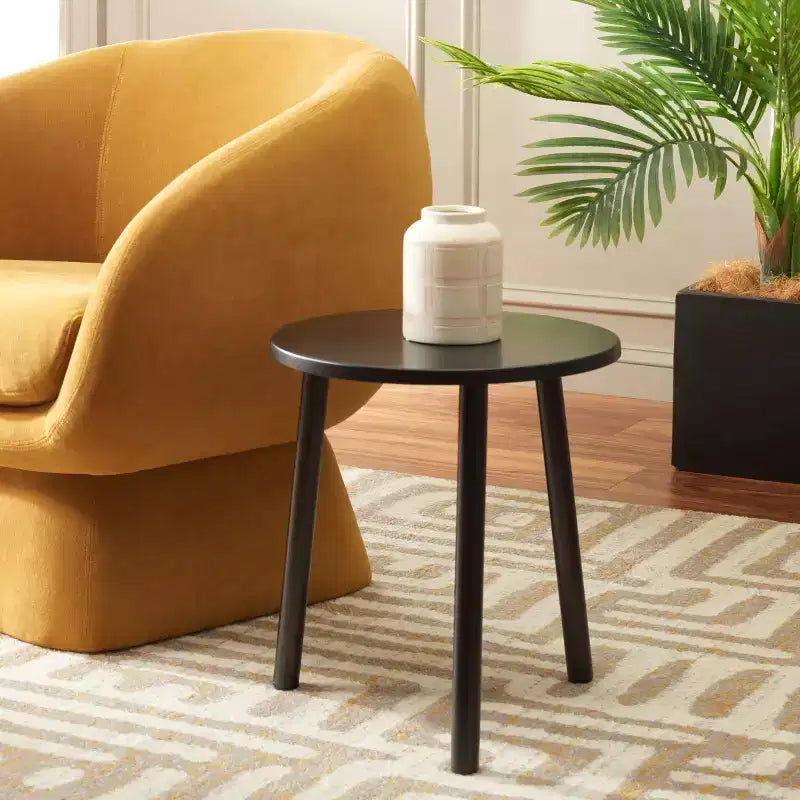Table d'appoint ronde Ivitrio - ACC4619A - Noir - Safavieh