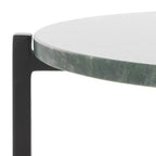 Table d'appoint ronde Evrynne - ACC4608A - Marbre vert/noir - Safavieh