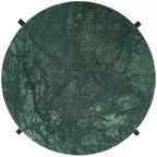 Table d'appoint ronde Evrynne - ACC4608A - Marbre vert/noir - Safavieh