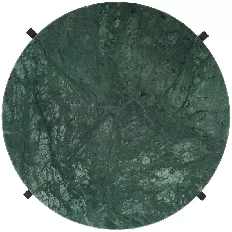 Table d'appoint ronde Evrynne - ACC4608A - Marbre vert/noir - Safavieh