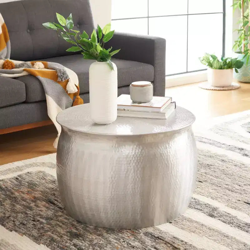 Tabouret de table en métal aztèque - FOX5516 - Safavieh Couture