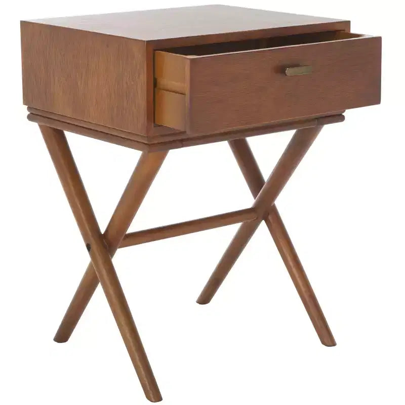 Table de chevet Sixtine à 1 tiroir - NST6604 - Naturel - Safavieh