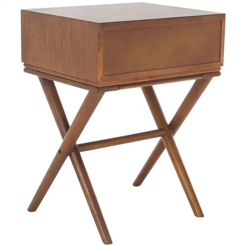 Table de chevet Sixtine à 1 tiroir - NST6604 - Naturel - Safavieh