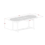 Ensembles de salle à manger d'extérieur East West Furniture - Table ovale en bois d'acacia et fauteuils pliants, huile naturelle (options de pièces)