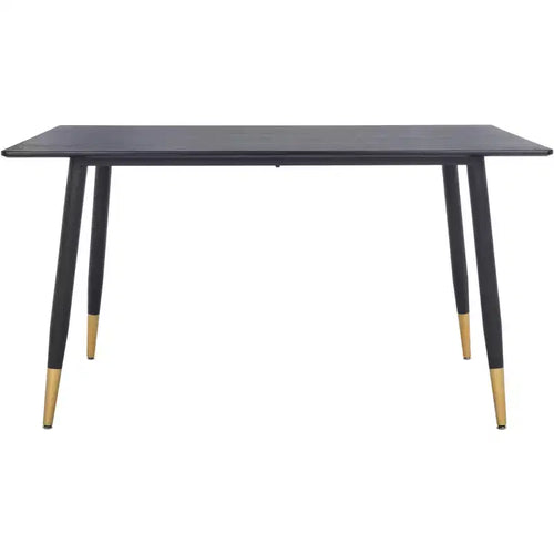 Acre Dining Table - DTB5800A - Black/Gold - Safavieh