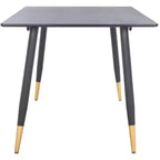 Table à manger Acre - DTB5800A - Noir/Doré - Safavieh