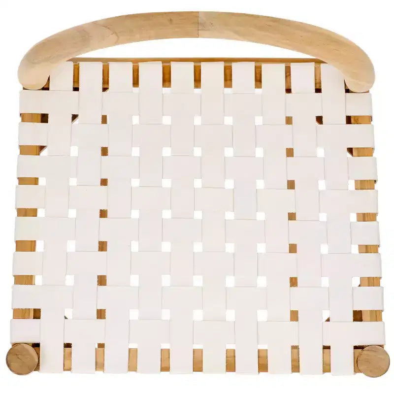 Tabouret de bar Rhyan - BST1204A - Blanc/Naturel - Safavieh