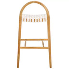 Tabouret de bar Rhyan - BST1204A - Blanc/Naturel - Safavieh