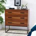 Commode 3 tiroirs Marquise - CHS5002 - Marron - Safavieh