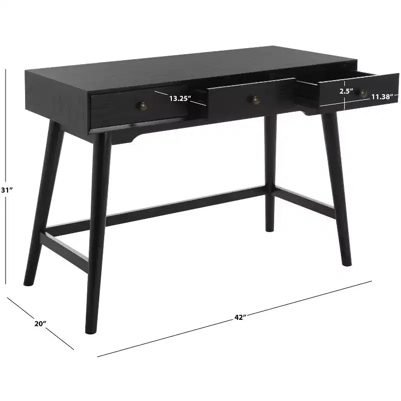 Bureau à 3 tiroirs Scully - DSK6401 - Safavieh