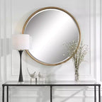 Miroir rond Uttermost Ranchero en corde naturelle