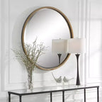 Miroir rond Uttermost Ranchero en corde naturelle
