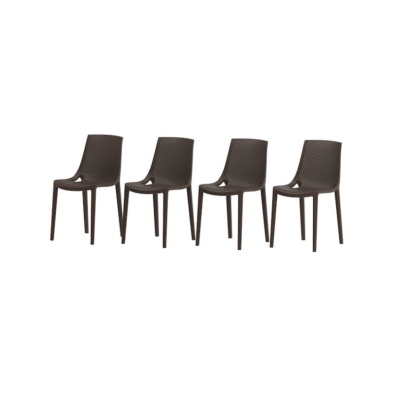 Ensemble de salle à manger d'extérieur Amazonia Macker 11 pièces en bois certifié FSC