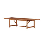 Ensemble de salle à manger d'extérieur Amazonia Macker 11 pièces en bois certifié FSC