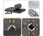 Organisateur de rangement 12 cubes avec portes Bibliothèque modulable Séparateur de pièce Capacité de 81 kg Structure en acier