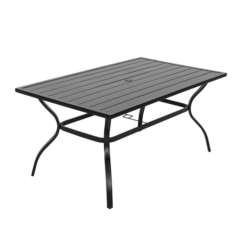 Ensemble de salle à manger pivotant Nuu Garden 7 pièces avec coussins offerts