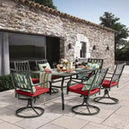 Ensemble de salle à manger pivotant Nuu Garden 7 pièces avec coussins offerts