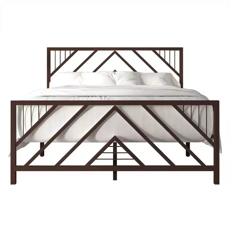 Lit plateforme métallique ChaletPosh