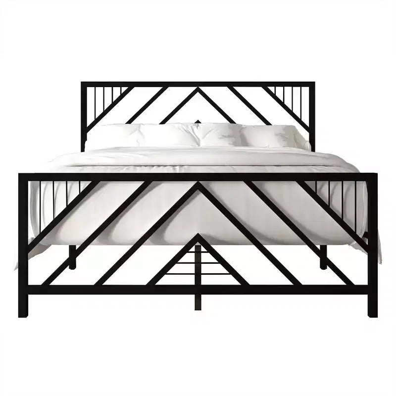 Lit plateforme métallique ChaletPosh