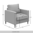 Chaise en lin ChaletPosh