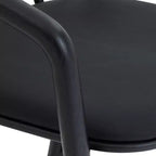 Tabouret de bar Echo d'Armen Living en bois et similicuir