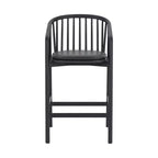 Tabouret de bar Echo d'Armen Living en bois et similicuir