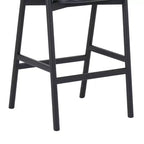 Tabouret de bar Echo d'Armen Living en bois et similicuir