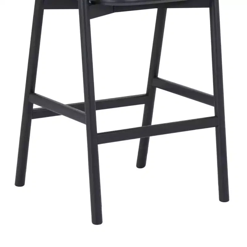 Tabouret de bar Echo d'Armen Living en bois et similicuir
