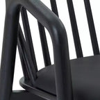 Tabouret de bar Echo d'Armen Living en bois et similicuir