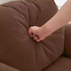 Hyleory Moore Chaise d'appoint en Métal Rembourrée en Laine d'Agneau pour Chambre à Coucher, Zone d'Accueil, Salle de Lecture, Salon (lot de 2)