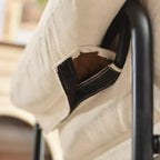 Hyleory Moore Chaise d'appoint en Métal Rembourrée en Laine d'Agneau pour Chambre à Coucher, Zone d'Accueil, Salle de Lecture, Salon (lot de 2)