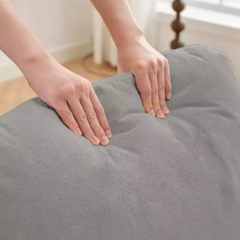 Hyleory Moore Chaise d'appoint en Métal Rembourrée en Laine d'Agneau pour Chambre à Coucher, Zone d'Accueil, Salle de Lecture, Salon (lot de 2)