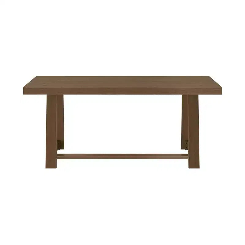 Table à manger Plank+Beam 72 pour 6, table de cuisine en bois massif de style ferme classique