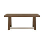 Table à manger Plank+Beam 72 pour 6, table de cuisine en bois massif de style ferme classique